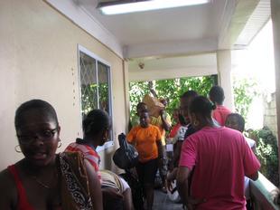 Image #41 - Hurricane Tomas Relief Effort (Distribution of goods in Soufriere Town)